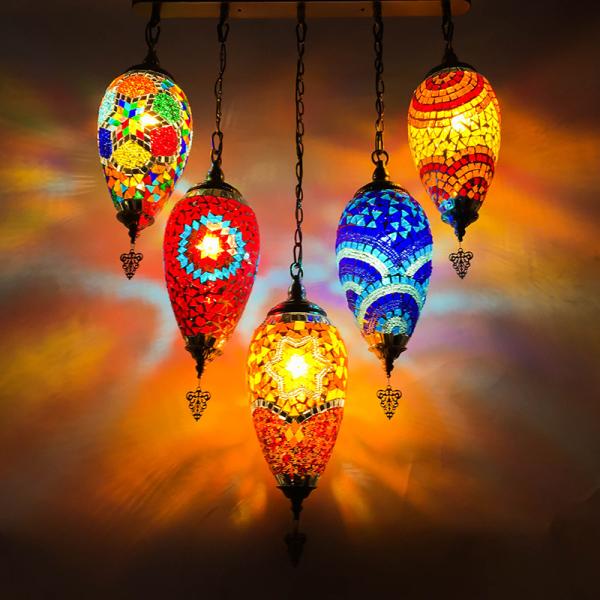 Bohemian chandelier Southeast Asian Cafe Restaurant Hotel Club Turkish chandelier(WH-DC-25)