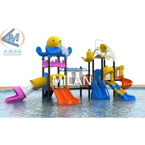 12Meters Height Multiple Rainbow Race Water Slide For Adults