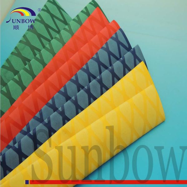 Skid proof printable custom heat shrink tubing , Nonslip polyolefin tube