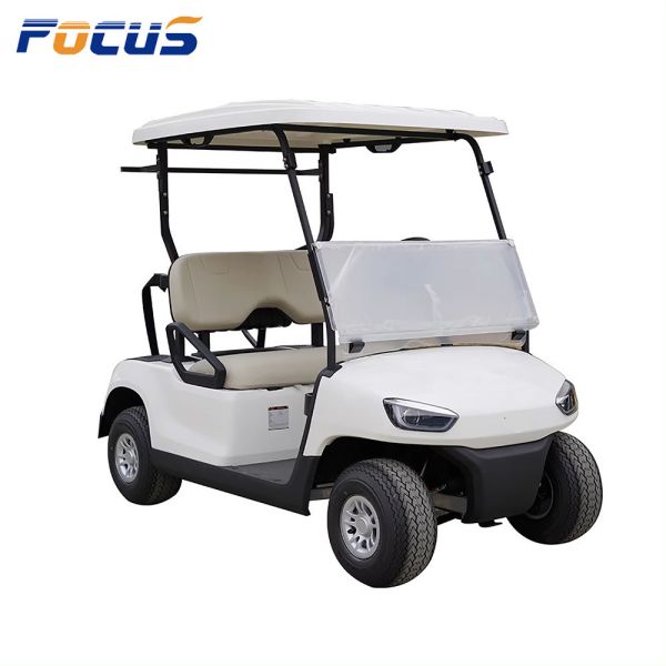 EEC Approved 2 Seats Electric Golf Cart with Euro 3 Emission Standard and 3KW Rated Power