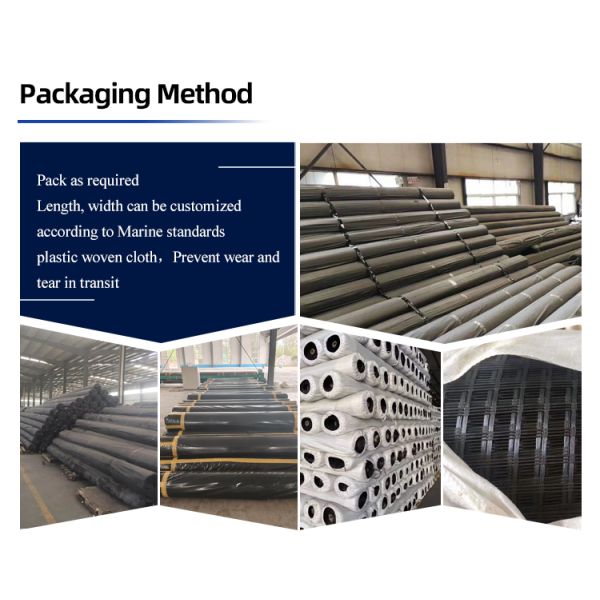 Modern Design Geogrid Retaining Wall with Pvc/Bitument Coated Polyester Material