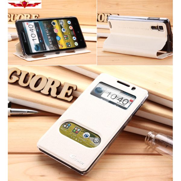 Dirtproof/Shockproof Lenovo P780 PU Flip Cases