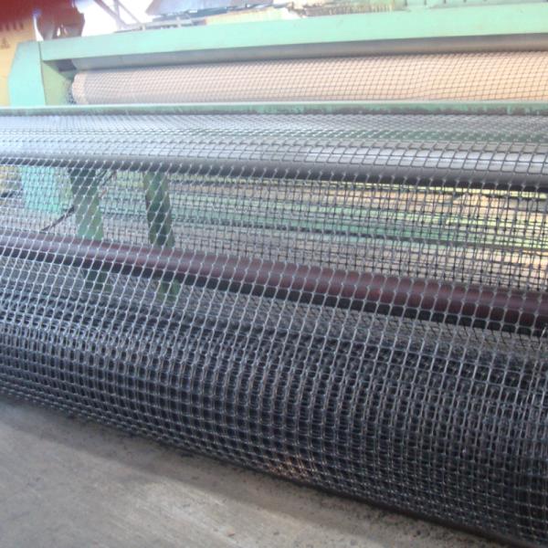 Load Bearing Polypropylene Geogrid  25mm 50mm Airport Parking Biaxial Geogrid