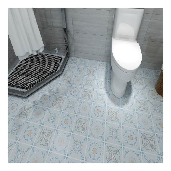 Auto-adhésif auto-adhésif pour les sols de salle de bain