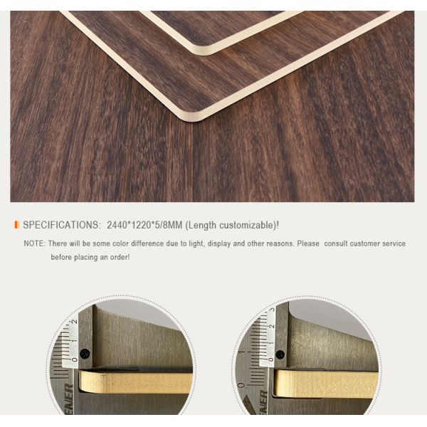 Carbon Crystal Bamboo Charcoal Wood Veneer Wood Grain Wall Panels Mould Proof