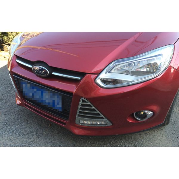 ALL Chromed Daytime Led Running Lights For FORD FOCUS 2012 2013 2014 DRL