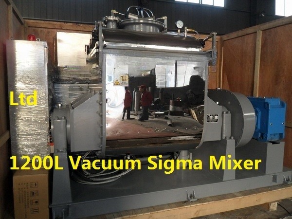 Graphite Paste Mixing Machine 1000L Screw Extrusion Double Sigma Blade Kneader