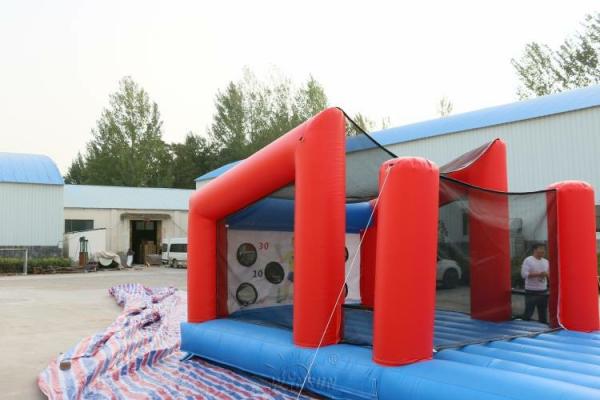 Bungee Handball Outdoor Inflatable Games Pvc Material For Amusement Parks
