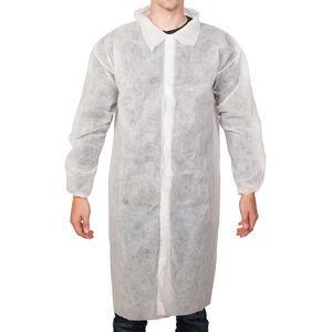 Non Woven Laboratory Coat Designs Wholesale Fabric Material Doctors Medical Disposable Lab Coats