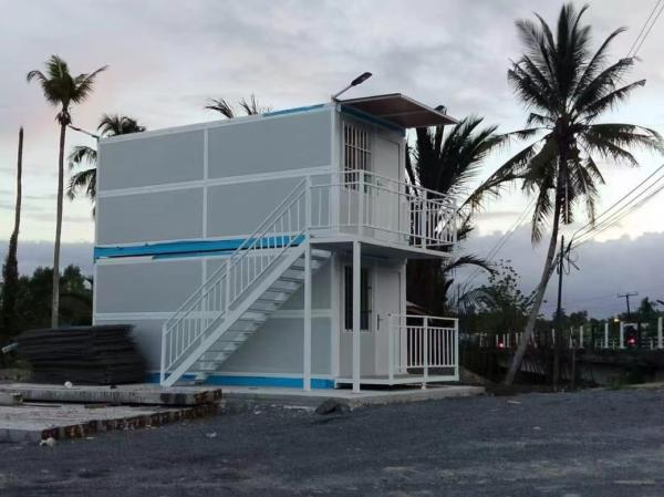 Casa de contêineres dobrável, pré-fabricada, de 40 pés, casa de contêineres.