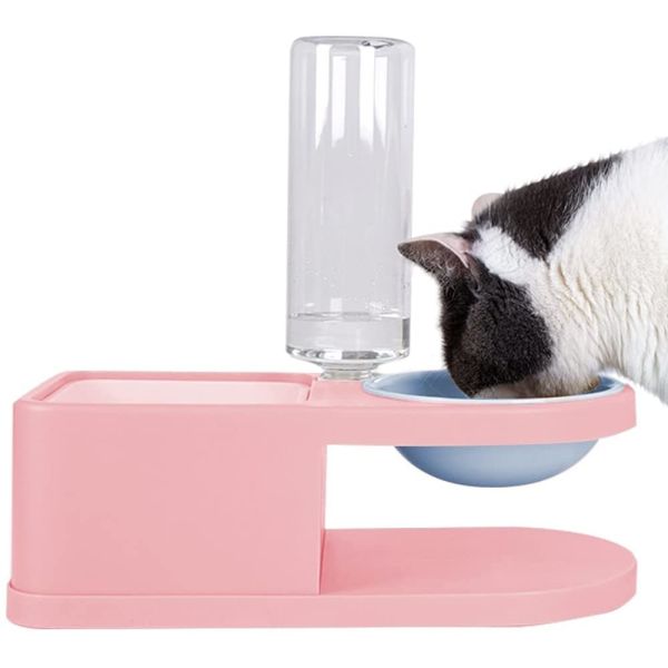 2.5L Steel Pet Water Dispenser Automatic Water Bowl For Small Dogs