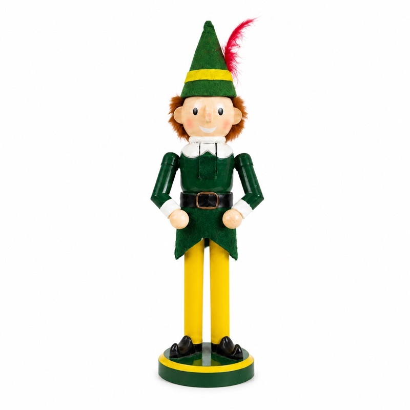 Custom Green Christmas Elf Nutcracker