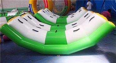 Durable Red And White Water Seesaw Inflatable Water Games For 4 People