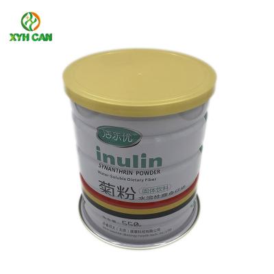 Metal Tin Can Environmental Friendly Professional Tin Can com Tin Lids plástico