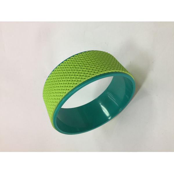 Eco Friendly Fitness Massage Foam Roller Yoga Wheel With Non Slip Surface