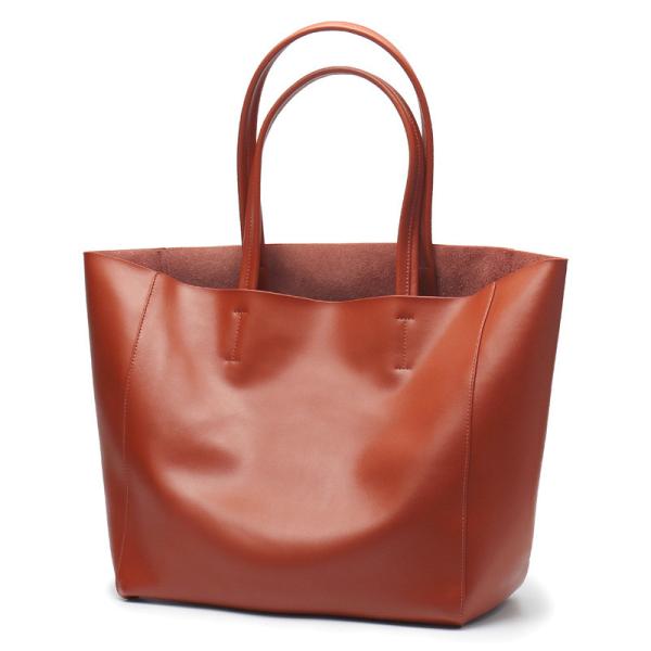 Casual Cross Border Ladies Shoulder Leather Tote Bag Customized