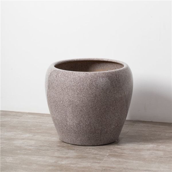 Modern Creative Design Home Decoration Round Plant Pots Indoor Outdoor Ceramic Flower Pot Molds