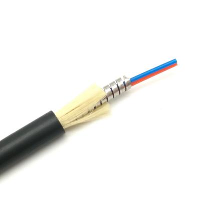 Peso leve Singlemode do anti cabo de fibra ótica tático OM1 OM2 OM3 OM4 do roedor 2F