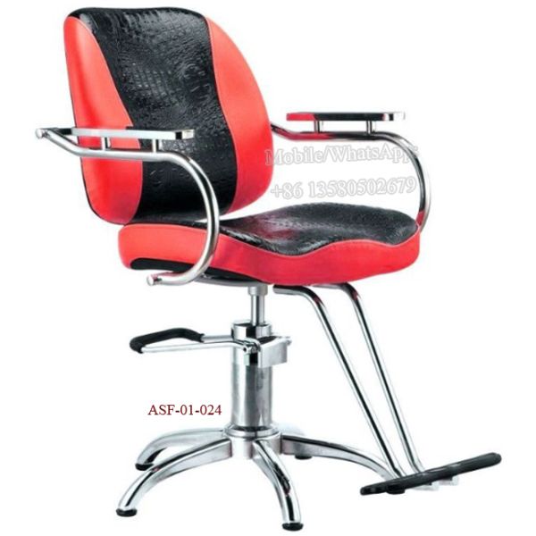 ASF-01-024 Red Color Beauty Salon Chair 2015 Hot Sale Promotion Price Styling Chair