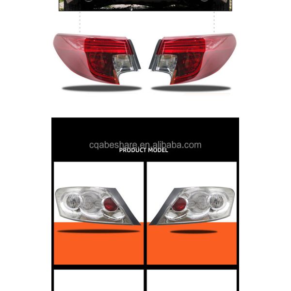 Luzes traseiras vermelhas para carros Toyota 2006-2015 Reiz Mark X Luz traseira LED Luz traseira