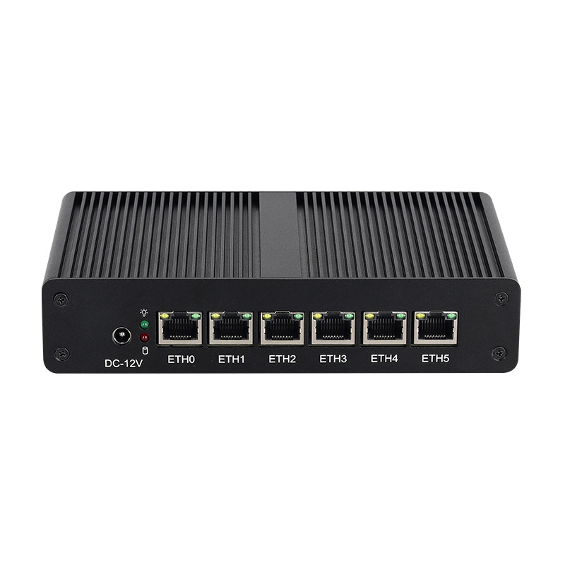 Intel Pentium 4405U 6LAN RJ45 Программный маршрутизатор DDR4 с двойным экраном