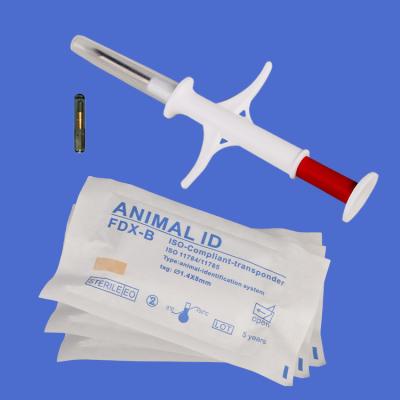 ICAR-Certified 1.4×8mm FDX-B Animal Microchip - ISO 11784/11785 Compliant Pet Implant