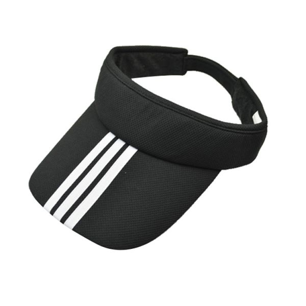 100% Polyester Sun Visors , Colorful Unisex Sun Shade Visor Hat OEM Logo