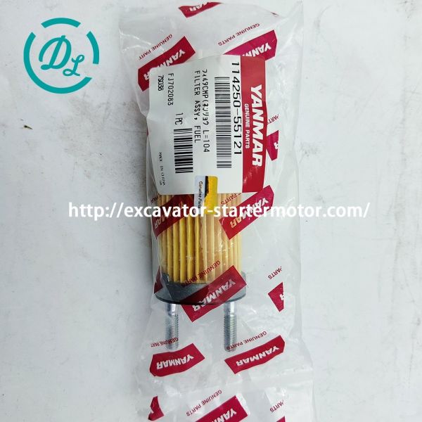 EexcavaStart Yanmar 114250-55121 Fuel Filter Assembly for L400N L100N L100EE