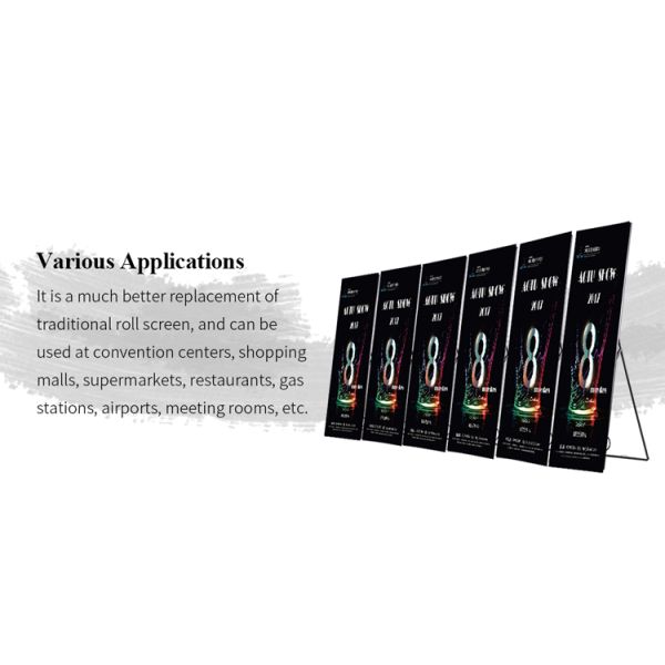 Высокая частота обновления 3840 Гц светодиодный плакат дисплей полный цвет наружный водонепроницаемый светодиодный плакат