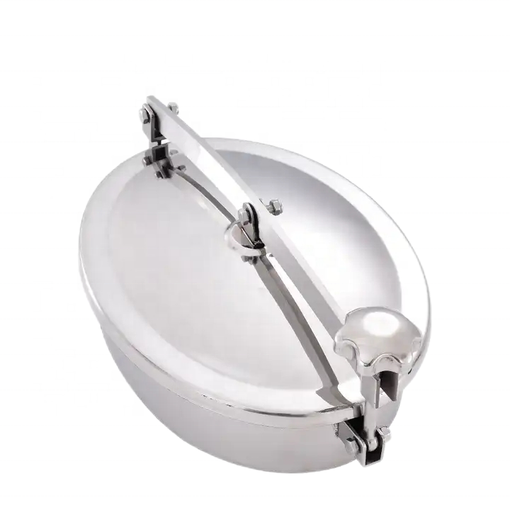 Couverture ovale de type mini sans réservoirs sous pression pour acier inoxydable 304 316 316L