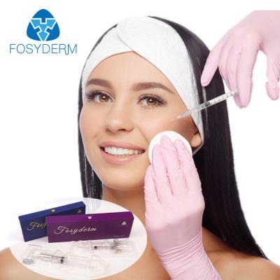 A cruz ligou o gel transparente 1ml do enchimento do bordo do ácido clorídrico não cirúrgico
