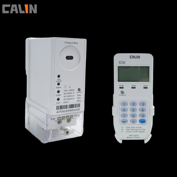 Split Type Din Rail Electric Meter  With Ciu / Uiu Adjustable Power Limit