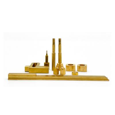 Peças de gerencio do CNC da precisão de bronze pequena que fazem à máquina o serviço