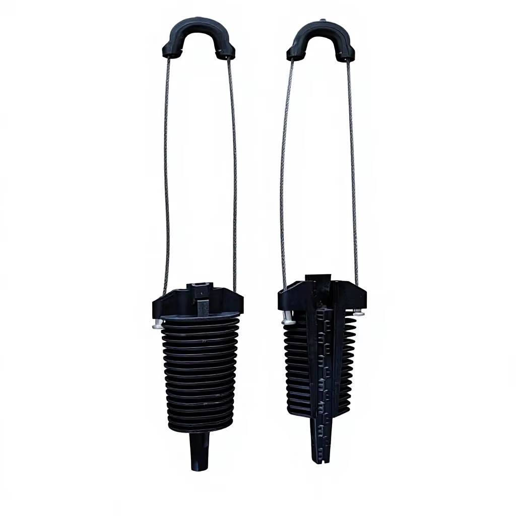 Wedge Type PA66 Nylon Anchor Clamps, Self-locking Cable Anchor Clamp for ABC Cable