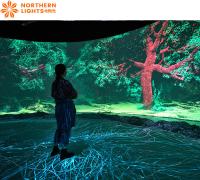 Moderno Luxo Imersivo Interativo Projeção Laser de Parede / Pavimento para Exposição