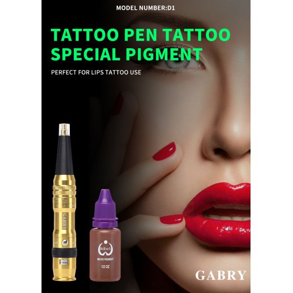 Semi-Permanent Makeup Gabry Machine Kit for Eyebrow Eyeliner Lip Microblading Cosmetic Tattoo