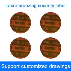 Gold Thermal Transfer Label Offering Temperature Resistance Up To 150°C Perfect