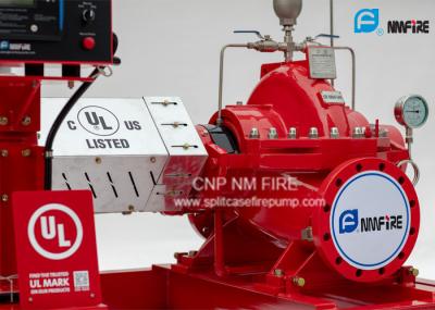 a bomba de fogo da movimentação do motor 500GPM & 120PSI diesel com a bomba de fogo rachada horizontal UL/FM do caso alistou