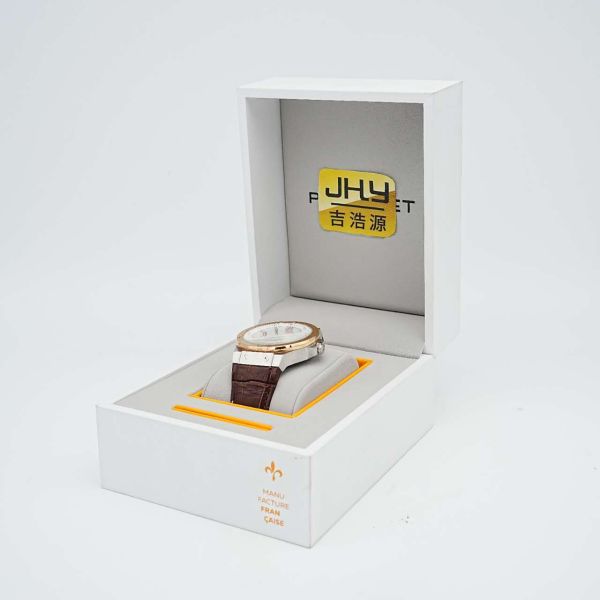Velvet Interior Custom Watch Box Packaging Biodegradable Watch Display Box Stackable