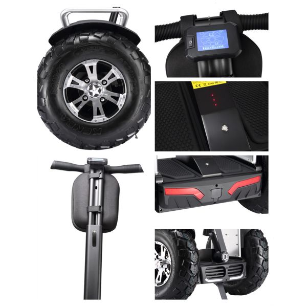 Two Wheels Drifting Self Balancing Electric Chariot Scooter Smart App Controlled By Phone