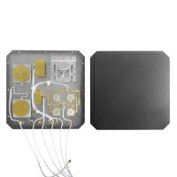 6 bandes Petit carré 300-400MHz 50W Portable directionnelle en fibre de verre Antenne haute isolation