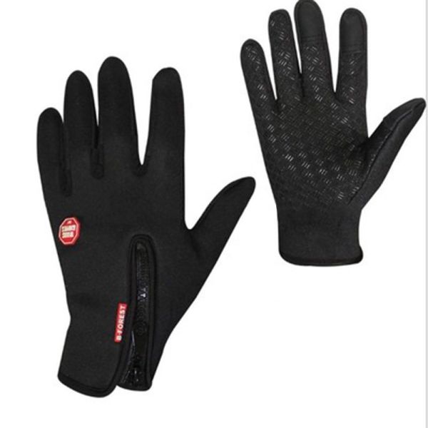 Waterproof Warm Full Finger Touch Screen Motorcycle Cycling Gloves for Winter Riding