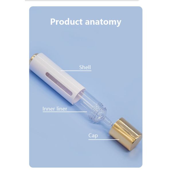 Voyage étanche de luxe de Petg bouteilles de compte-gouttes d'oeil de 15 ml