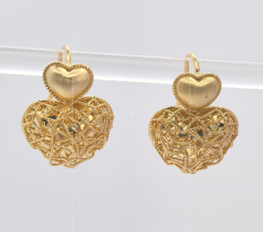 925 sliver earring for shape heart beautiful