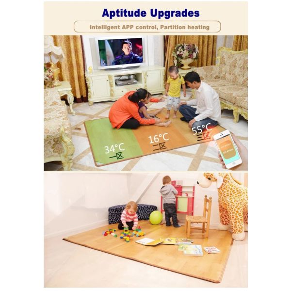 Home Warming Floor Mat , Graphene Film Floor Heater Mat