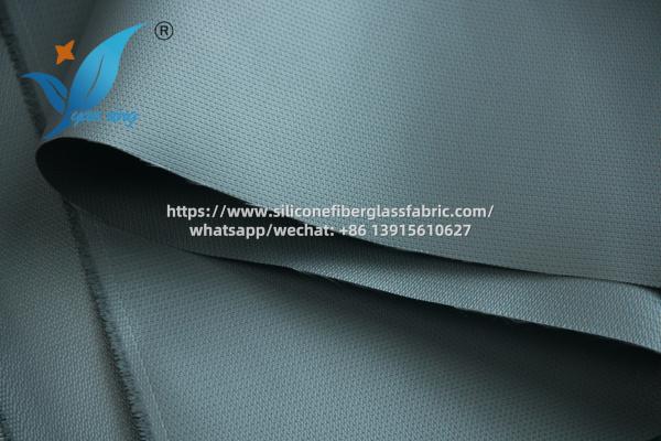 0.6mm Fireproof Silicone Fiberglass Fabric for Duct Connections