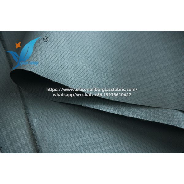 0.6mm Fireproof Silicone Fiberglass Fabric for Duct Connections