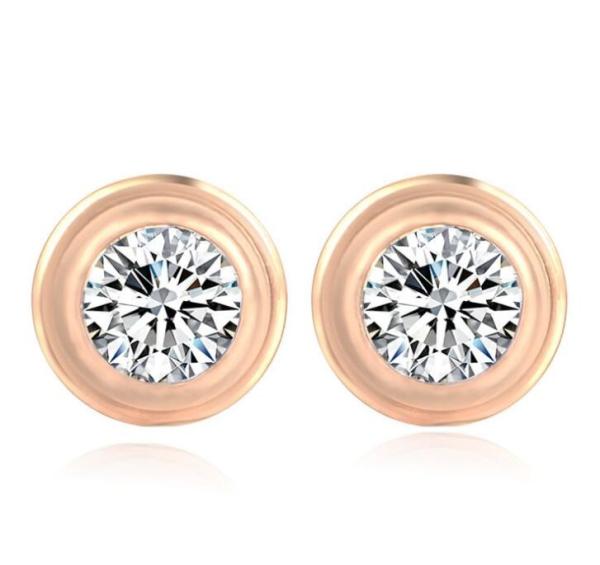 Diamond Earring Fashion Jewelry Stud Earrings Stainless Steel Diamond Erring for Girs