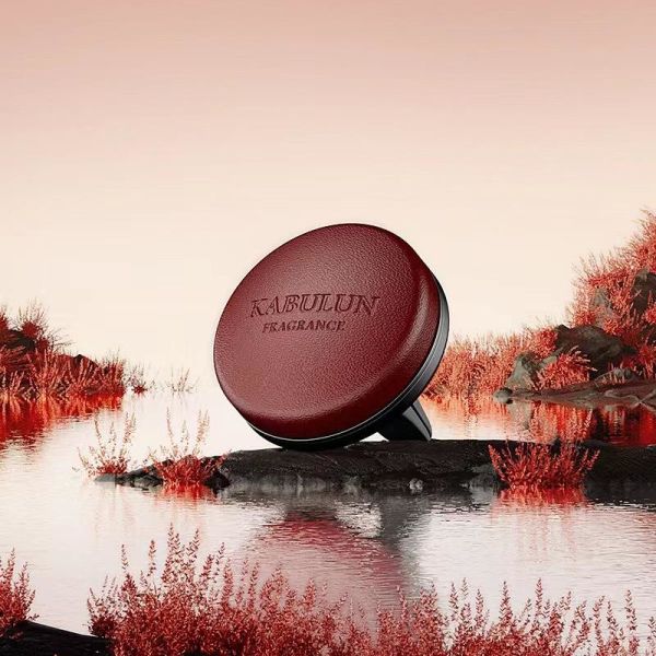 Кожаная ароматизированная автомобильная освежитель воздуха рекламная вишневая автомобильная ароматерапия