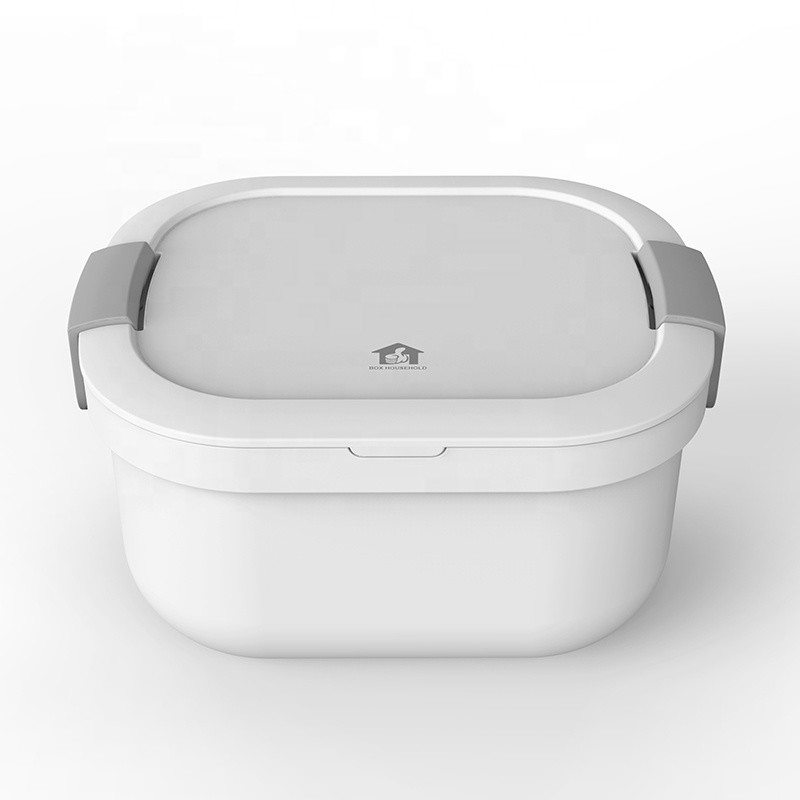 Modern Large Salad Bowl with Spoon and Fork 190*150*100 mm PP Inner Tray